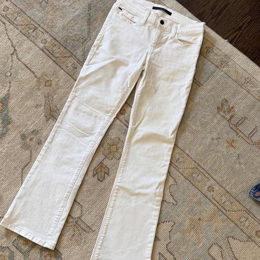 Joe's Jeans Cream/White Bootcut Women's Jeans
